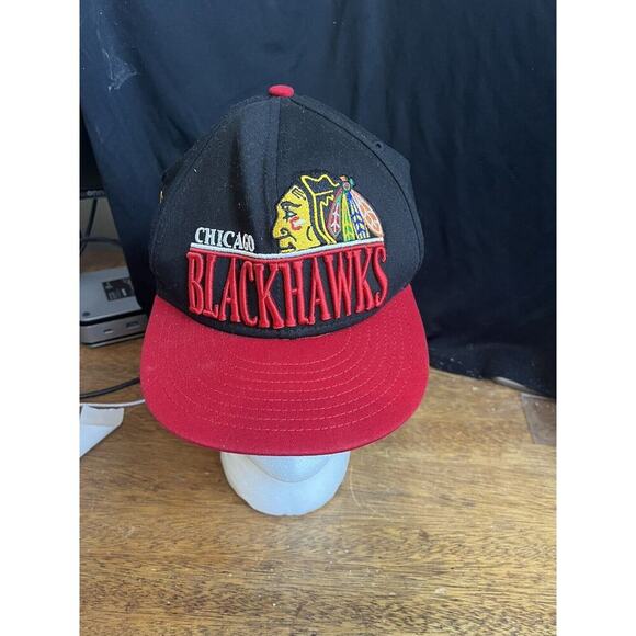 New Era 9Fifty Chicago Blackhawks NHL Snapback Cap Hat - One‎ Size Youth - Picture 1 of 6